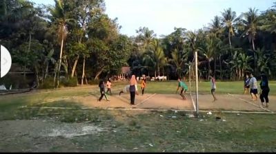 Latihan Rutin Bola Voli  Desa Gondanglegi